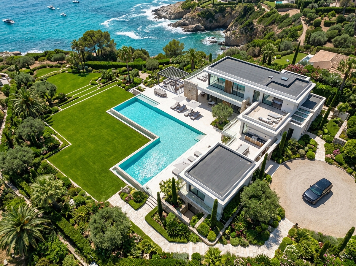Drone Villa Real Estate Properti